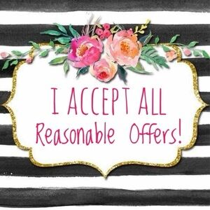 Now Accepting All Reasonable Offers •Will Accept Or Counter •Buy With Confidence